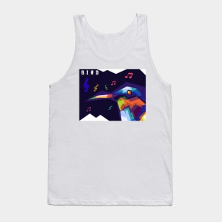 singing of the bird wpap pop art Tank Top